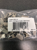 Clip with Hooks Finish: Satin Nickel