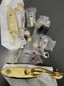 Baldwin 85360003ENTR Blakely One Piece Single Cylinder Keyed Entry Handleset with 5025 Interior Knob from the Estate Collection - Polished Brass