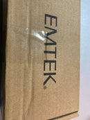 Emtek 5050ROUUS19 Round Knobset Non-Turning Two-Sided Dummy Door Knob Set with Square Rose - Flat Black