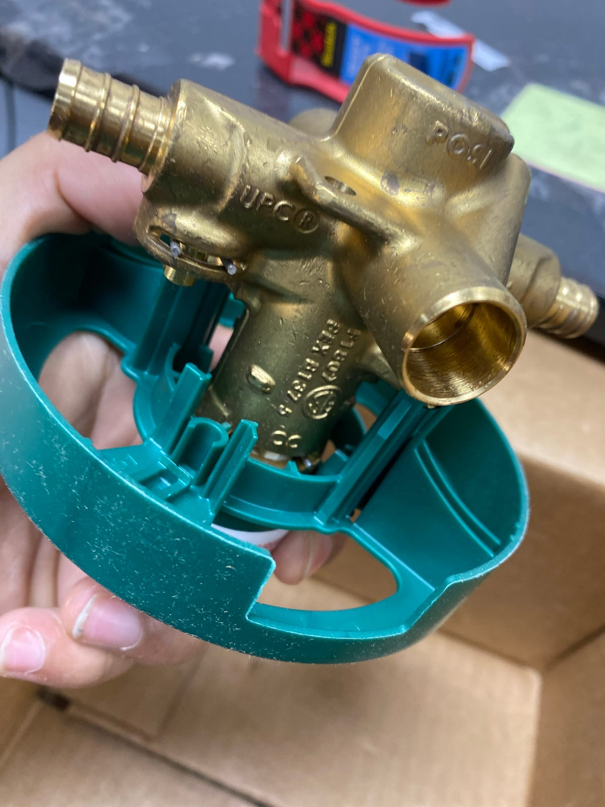 Moen 62360 1/2 Inch PEX Posi-Temp Pressure Balancing Rough-In Valve (With Stops) - N/A
