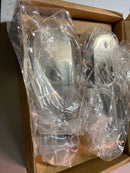 Emtek 2165US15 Narrow Oval 7-1/4" Tall Privacy Pocket Door Lock - Satin Nickel