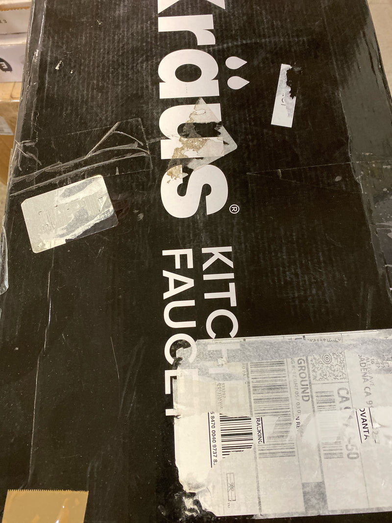 Kraus KPF-2620BB Oletto 1.75 GPM Single Hole Pull Down Kitchen Faucet - Brushed Brass