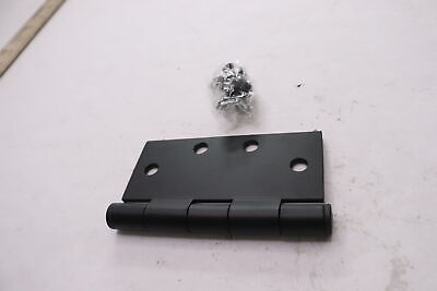 (2-Pk) Emtek Plain Bearing Heavy Hinge US19 Black 4-1/2" x 4-1/2" 9201519 