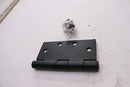 (2-Pk) Emtek Plain Bearing Heavy Hinge US19 Black 4-1/2" x 4-1/2" 9201519 