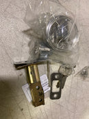 Miseno MLK1218CP Single Cylinder Keyed Entry Deadbolt - Chrome