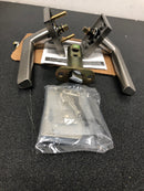 Emtek S100HLSS Helios Style Stainless Steel Passage Door Leverset from the Stainless Steel Modern Collection - Brushed Stainless Steel