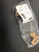 Amerock BPR7565CZ Functional Hardware 3/8 Inch Inset Wrap Cabinet Door Hinge with 105 Degree Opening Angle and Self Close Function - Pair - Champagne Bronze