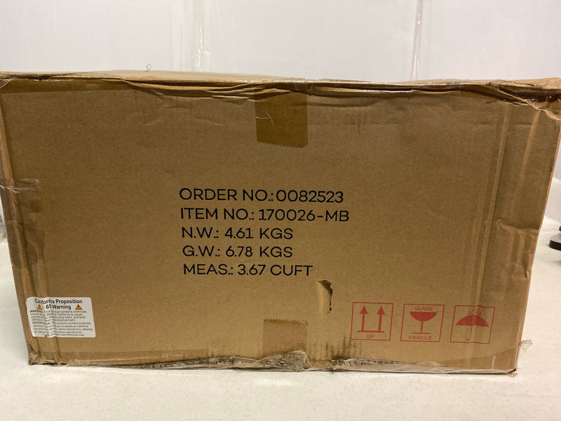 929 lighting 170026-MB 19.5 in. 6-Light Matte Black Pendant