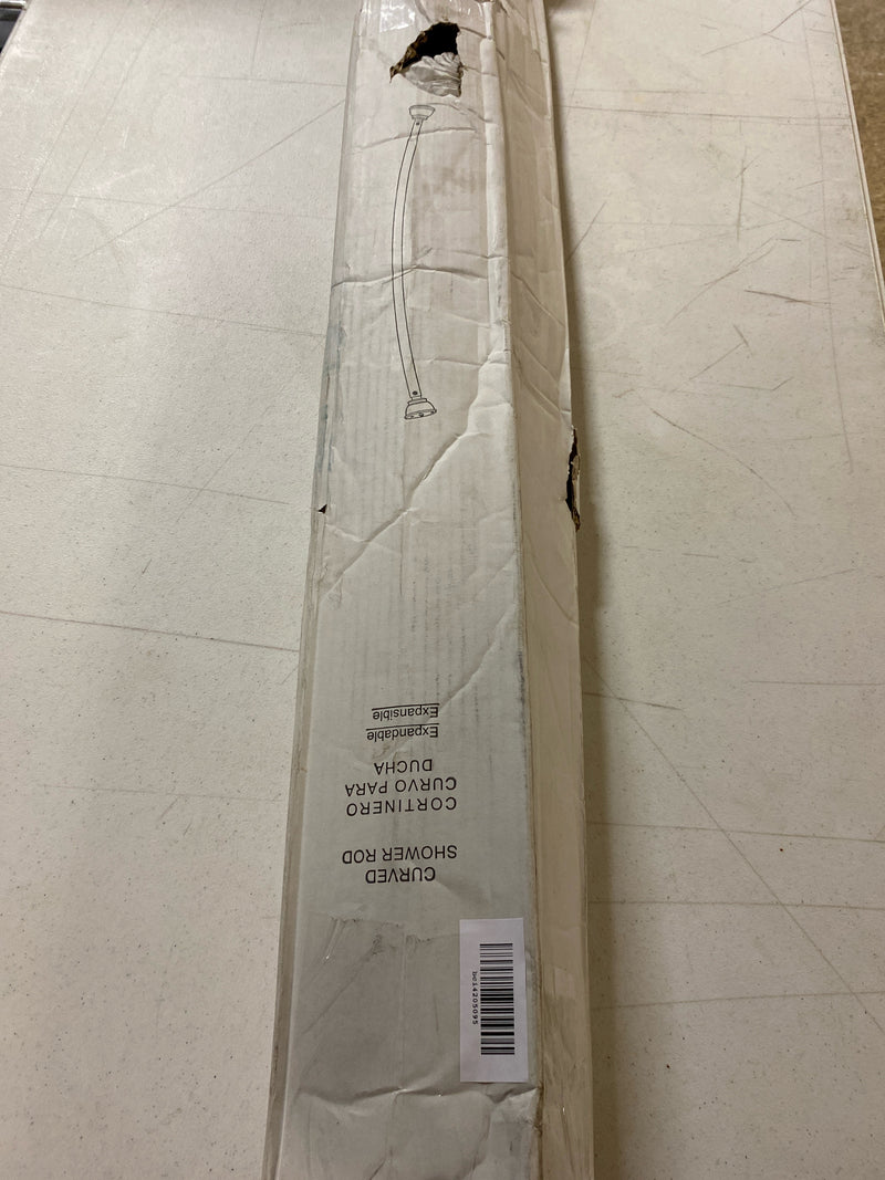 Gatco 825MX 42" - 72"Adjustable Curved Shower Rod - Matte Black