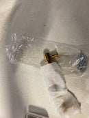 Signature Hardware 489675 Lazzara 5-1/16 Inch Center to Center Hammered Bar Cabinet Pull - Brushed Gold