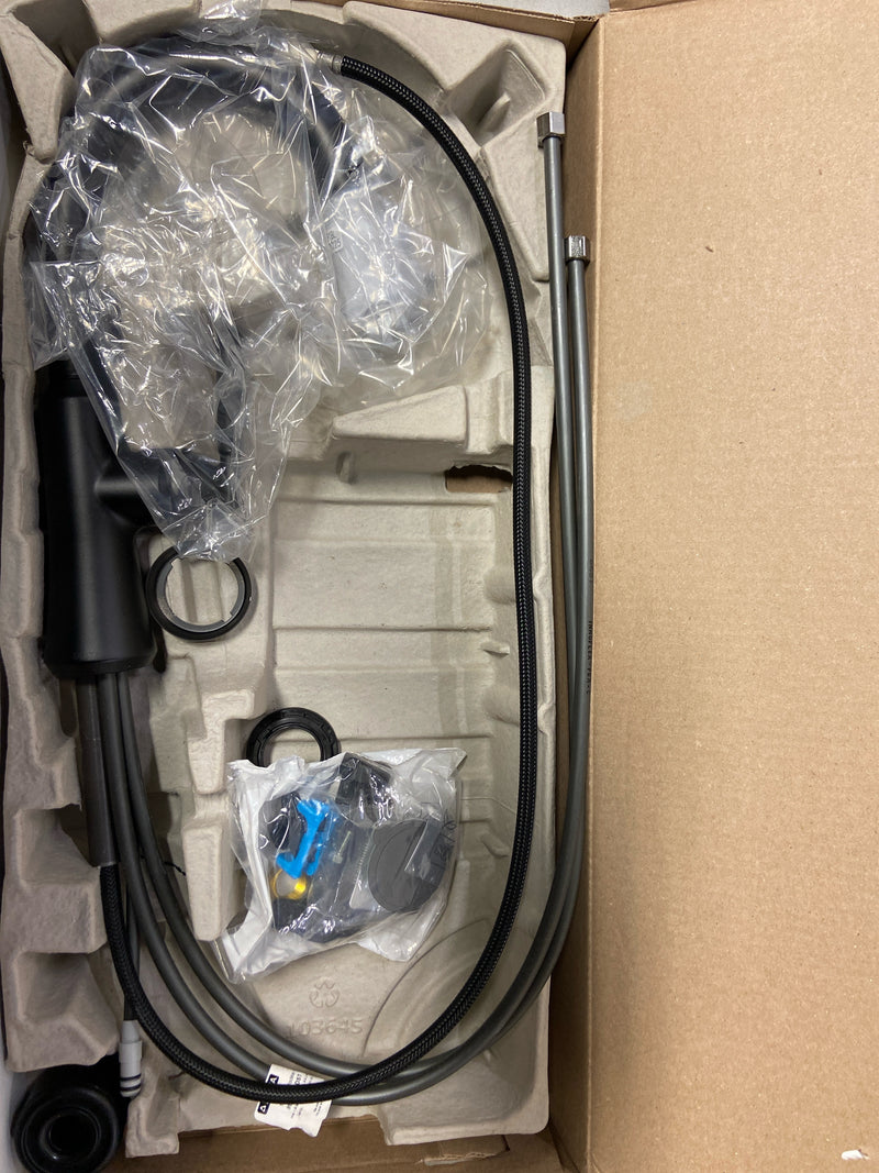 Delta 9979-BL-DST Coranto 1.8 GPM Single Hole Pull Down Bar Faucet with Magnetic Docking Spray Head - Matte Black