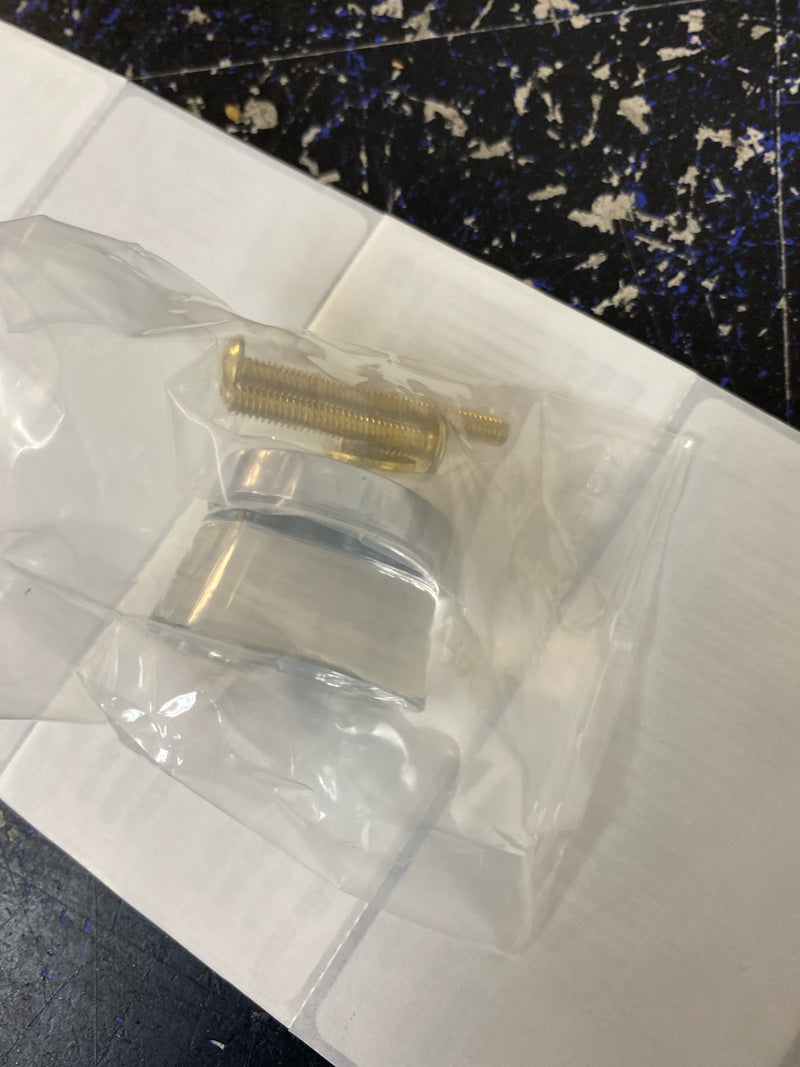 Schaub And Company 77 City Lights 1-3/8" Contemporary Flat Disc Luxury Solid Brass And