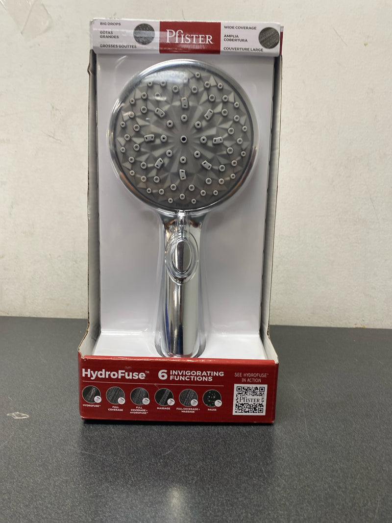 Pfister 016-WS2-HF01CC HydroFuse 1.75 GPM Multi Function Hand Shower with Spot Defense - Includes Hose - Polished Chrome