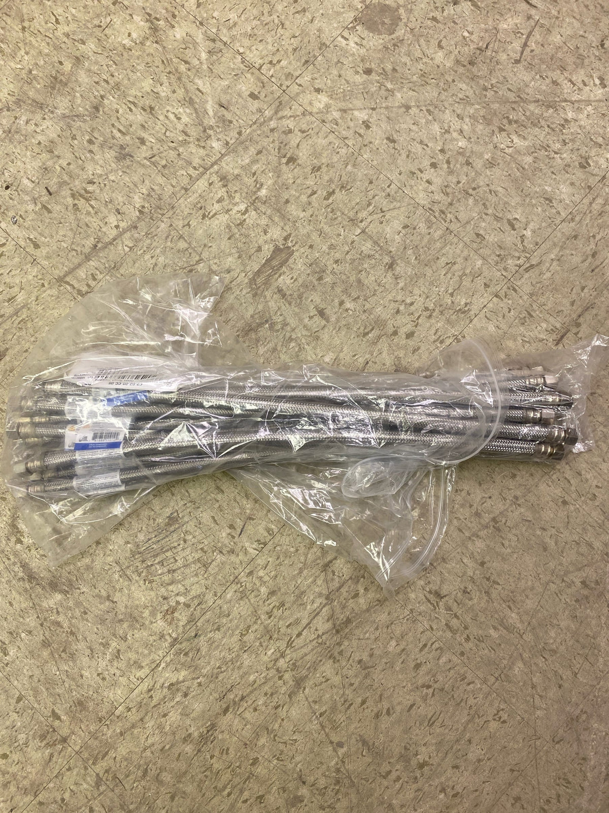 PROFLO PFX146344 3/8" COMP X 3/8" COMP X 20" Stainless Steel and PVC Faucet Reinforced Flexible Connectors - N/A