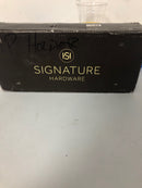 Signature Hardware 447223 Greyfield Wall-Mounted Toilet Paper Holder - Brushed Nickel