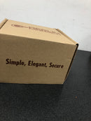 Berlin Modisch Privacy Lever Door Handle Designer Series Easy to Open Locking Lever Set [for Bedroom or Bathroom] Reversible for Right & Left Sided Doors Heavy Duty - Iron Black Finish