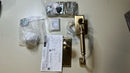 Nostalgic Warehouse New York C Grip Front Door Handle and Deadbolt Set