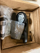 Emtek 520HERUS19 Hermes Brass Modern Privacy Leverset - Flat Black