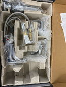 Hansgrohe 31083001 Metris 1.2 GPM Widespread Bathroom Faucet with EcoRight, Quick Clean, and ComfortZone Technologies - Drain Assembly Included - Chrome