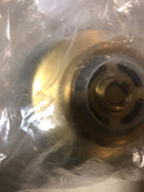 Westbrass A213-01 3-1/2" Wing Nut Twist Style Large Kitchen Sink Basket Strainer, Polished Brass