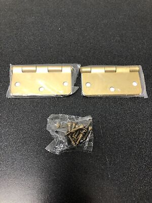 Emtek 91023US4 3.5" x 3.5" Plain Bearing 1/4" Radius Corners Mortise Hinge