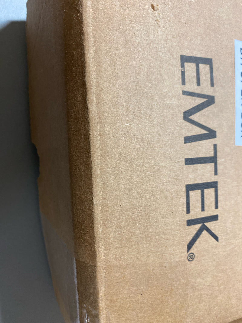 Emtek 8221OTUS7 Old Town Privacy Door Knob Set with Rectangular Rose from the Brass Crystal Collection - French Antique