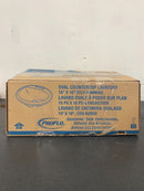 PROFLO 19" Self Rimming Oval Bathroom Sink