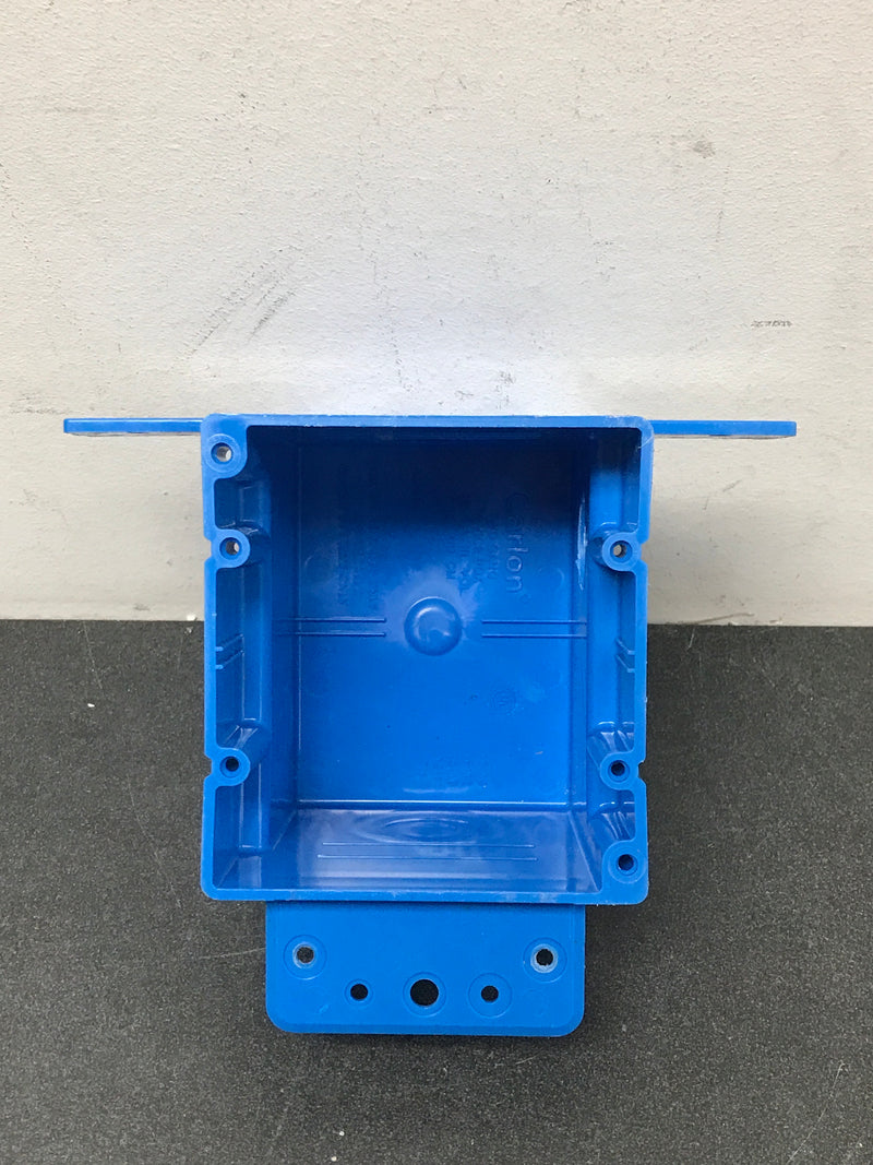 Carlon A238-CAR 2-Gang 38 cu. in. PVC New Work ENT Electrical Box