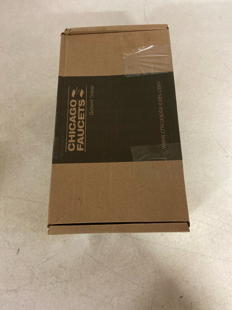 Chicago Faucets 895-317ABCP Commercial Grade Centerset Bathroom Faucet with Wrist Blade Handles - 4" Faucet Centers - Chrome