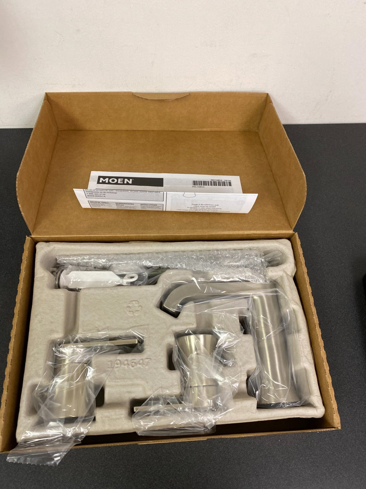 Moen Genta LX 1.2 GPM Widespread Bathroom Faucet with Pop-Up Drain Trim - Less Valve