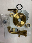 Moen UTS244203EPBG Colinet Tub and Shower Trim Package with 1.75 GPM Single Function Shower Head - Brushed Gold