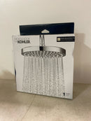 Kohler K-76464-Y-BN Awaken Round 8" Single Function 2.5 GPM Rainhead with MasterClean Sprayface - Vibrant Brushed Nickel