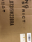 Elegant Lighting LD7315W23BRA Mayson 3 Light 10" Tall Bathroom Sconce - Brass / Clear