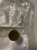 Amerock BP37640BBZ Ballard 1 Inch Fluted Mushroom Cabinet Knob - Golden Champagne