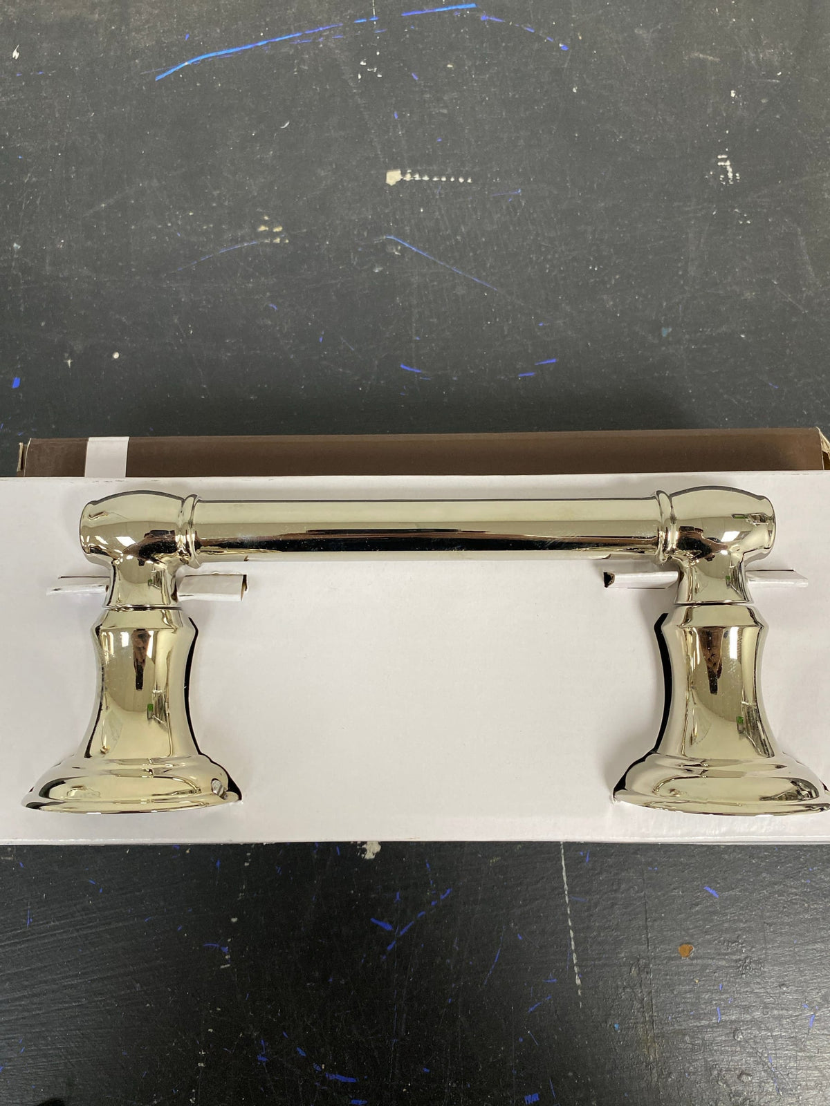 Signature Hardware 446912 Beasley Wall-Mounted Toilet Paper Holder - Polished Nickel