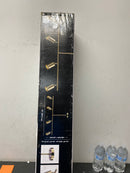 Globe Electric 64000094 35" 4-Light Adjustable Height Track Lighting, Matte Brass, Pivot Shades, Ceiling Lamp for Bedroom, Kitchen, Hallway, Bathroom, Den, Dining Room, Home Décor