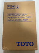 TOTO SoftClose Elongated Closed Front Toilet Seat in Cotton White-SS124