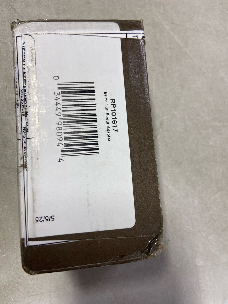 Brizo RP101617 Universal Tub Spout Adapter for Non-Diverter Tub Spouts - N/A