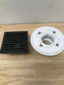 Delta DT062412-BL 4" Tile-In Square Shower Drain - Matte Black