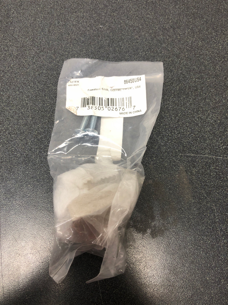 Emtek Freestone 1-1/4 Inch Square Cabinet Knob