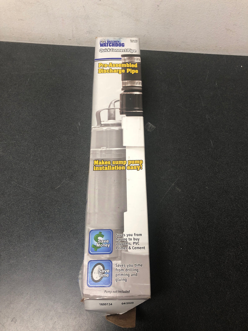 Basement watchdog BW-QCP Quick Connect Pipe