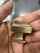 Miseno MCKTK3119 Nord 1-3/16 Inch Square Cabinet Knob - Champagne Bronze