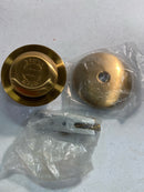 Signature Hardware SH622BG Pop-Up Drain with Overflow Cover for Alcove Tub - Brushed Gold