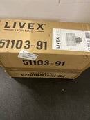 Livex Lighting 51103-91 Meridian 2 Light 13" Tall Wall Sconce - Brushed Nickel