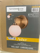 Canarm IWF1105A01GD9 Asher 9" Tall Wall Sconce - Gold