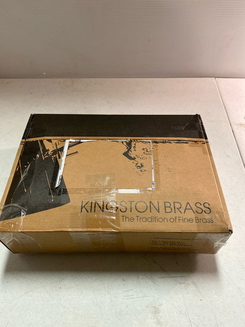 Kingston Brass KC7067BX English Country 8 in. Widespread Bathroom Faucet, Brushed Brass