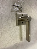 Miseno MLK5022SN Lorton Flat Bar Non-Turning One-Sided Door Lever - Satin Nickel