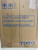 TOTO SoftClose Round Closed Front Toilet Seat in Cotton White-ss113
