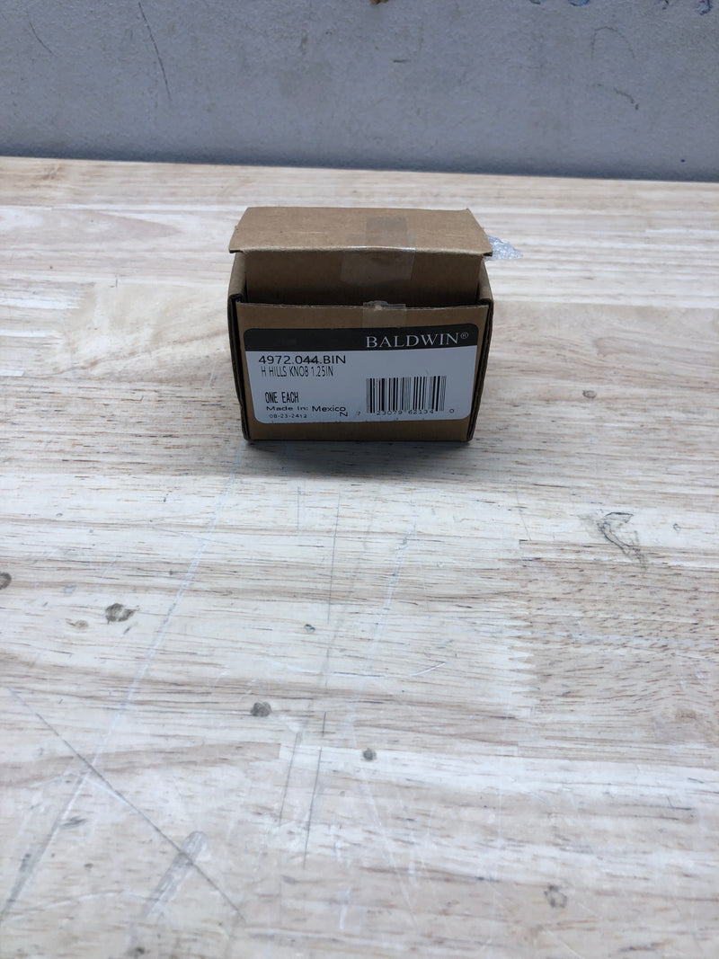 Baldwin 4972044BIN Hollywood Hills 1-1/4 Inch Mushroom Cabinet Knob from the Estate Collection - Lifetime Satin Brass