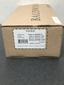 Baldwin FDTRATRR150 Traditional Non-Turning Two-Sided Dummy Door Knob Set with Round Rose - Satin Nickel